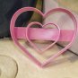 DOUBLE HEART LOVE SHOWER WEDDING ANNIVERSARY VALENTINE COOKIE CUTTER USA PR301