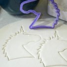 UNICORN HEAD COOKIE CUTTER CAKE FONDANT SPECIAL OCCASION 3D PRINTED - USA PR319L