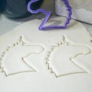 UNICORN HEAD COOKIE CUTTER CAKE FONDANT SPECIAL OCCASION 3D PRINTED - USA PR319S