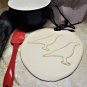 RAVEN OUTLINE BLACK PASSERINE BIRD CORVUS CORVID FAMILY COOKIE CUTTER USA PR2280