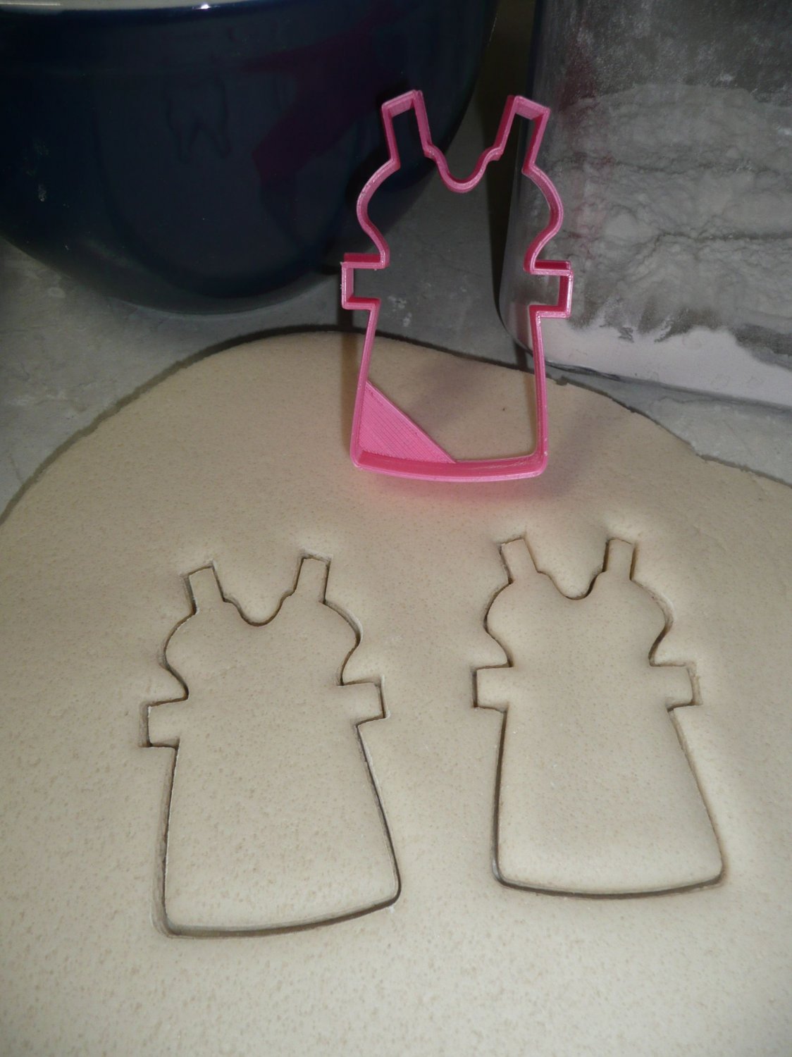 Paper Doll Tab Girl Dress with Sleeves Special Occasion Cookie Cutter