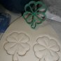 Cloverleaf Detail Lucky 4 Leaf Shamrock Good Luck Cookie Cutter PR2288