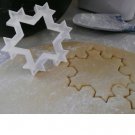 FRACTAL STAR SHAPE FONDANT BAKING TOOL COOKIE CUTTER MADE IN USA PR422