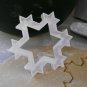 FRACTAL STAR SHAPE FONDANT BAKING TOOL COOKIE CUTTER MADE IN USA PR422
