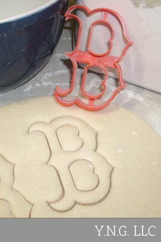 BOSTON RED SOX BASEBALL MLB WITH DETAIL FONDANT BAKING COOKIE CUTTER USA PR423