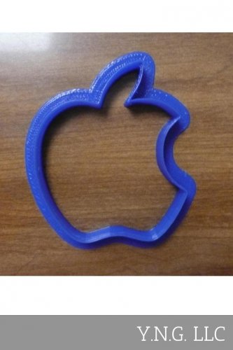 APPLE LOGO BRAND SHAPE FONDANT BAKING COOKIE CUTTER MADE IN USA PR425