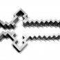 BLOCK ADVENTURE VIDEO GAME SWORD SHAPE BAKING COOKIE CUTTER MADE IN USA PR426