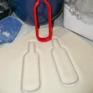 WINE BOTTLE CHARACTER FONDANT BAKING TOOL COOKIE CUTTER MADE IN USA PR446