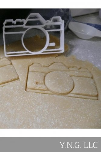 CAMERA PHOTOGRAPHY CHARACTER FONDANT BAKING TOOL COOKIE CUTTER MADE IN USA PR448