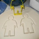 LEGO ADAPTABLE MAN CHARACTER FONDANT BAKING TOOL COOKIE CUTTER MADE IN USA PR450