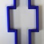 BLOCK ADVENTURE VIDEO GAME MAN CHARACTER COOKIE CUTTER BAKING TOOL USA PR520