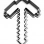 BLOCK ADVENTURE VIDEO GAME PICKAXE SHAPE BAKING TOOL COOKIE CUTTER USA PR521