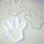 MICKEY MINNIE MOUSE HAND CARTOON CHARACTER COOKIE CUTTER FONDANT USA PR529