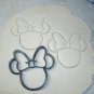 MINNIE MOUSE HEAD CARTOON DISNEY CHARACTER COOKIE CUTTER BAKING TOOL USA PR530S