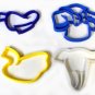DONALD DUCK SET CARTOON DISNEY CHARACTER COOKIE CUTTER BAKING TOOL USA PR534