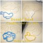 DONALD DUCK SET CARTOON DISNEY CHARACTER COOKIE CUTTER BAKING TOOL USA PR534