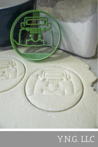 JEEP 4X4 VEHICLE SUV MILITARY OFF ROAD SPECIAL OCCASION COOKIE CUTTER USA PR550