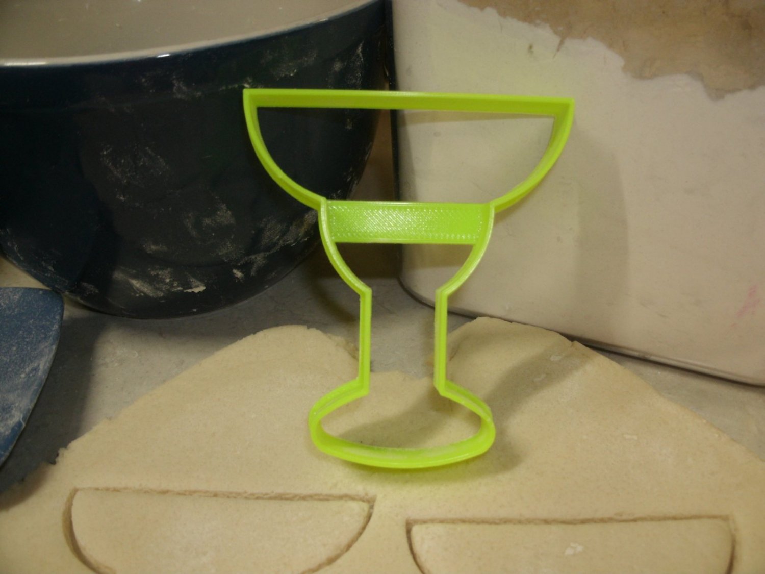 MARGARITA GLASS ALCOHOLIC DRINK BOOZE TEQUILA COCKTAIL COOKIE CUTTER
