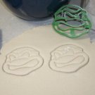 TMNT TEENAGE MUTANT NINJA TURTLES TURTLE FACE CARTOON MOVIE CHARACTER PR558