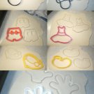 MICKEY MOUSE & MINNIE MOUSE WALT DISNEY CHARACTER COOKIE CUTTER FONDANT PR577