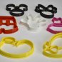 MICKEY MOUSE & MINNIE MOUSE WALT DISNEY CHARACTER COOKIE CUTTER FONDANT PR577