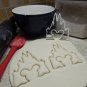 CINDERELLA CASTLE WITH MICKEY MOUSE EARS HEAD SHAPE COOKIE CUTTER USA PR580