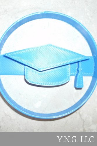 GRADUATION CAP HAT PARTY DIPLOMA SCHOOL STUDENT GRAD COOKIE CUTTER TOOL PR581