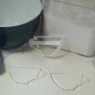 TEA CUP ENGLISH PORCELAIN CHINA TEA PARTY COOKIE CUTTER FONDANT BAKING USA PR585
