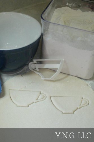 TEA CUP ENGLISH PORCELAIN CHINA TEA PARTY COOKIE CUTTER FONDANT BAKING USA PR585