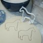 ZEBRA HORSE EQUINE ZOO ANIMAL COOKIE CUTTER FONDANT BAKING TOOL USA PR625