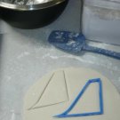 AIRPLANE TAIL FIN VERTICAL STABILIZER FLYING COOKIE CUTTER FONDANT USA PR602