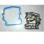 STACKED BOOKS DECOR VINTAGE READING BOOKWORM COOKIE CUTTER FONDANT BAKING PR605