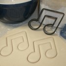 DOUBLE MUSIC NOTE NOTATION SYMBOL STAFF MEASURES PITCH COOKIE CUTTER USA PR609
