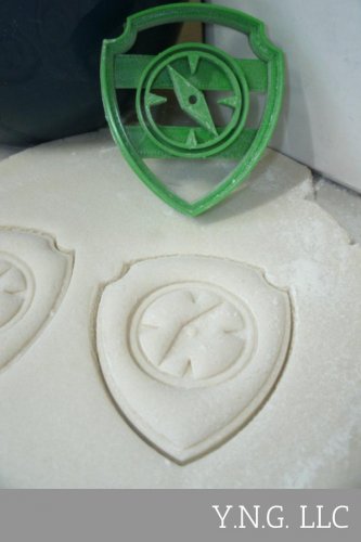 TRACKER PAW PATROL BADGE LOGO SHOW JUNGLE RESCUE BIRTHDAY COOKIE CUTTER PR655