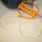 WORD BALLOON BANG COMIC BOOKS CARTOON STRIPS GRAPHICS COOKIE CUTTER USA PR637
