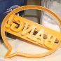 WORD BALLOON BANG COMIC BOOKS CARTOON STRIPS GRAPHICS COOKIE CUTTER USA PR637
