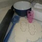 FANCY BROWN HAIR BLUE EYES PRINCESS SURPRISE DOLL COOKIE CUTTER USA PR2337