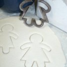 GINGERBREAD GIRL WOMAN FAIRY FOLK TALE CHRISTMAS BISCUIT COOKIE CUTTER USA PR651