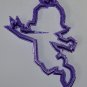 LITTLE GIRL SKIPPING DANCING PLAYING TWIRLING JUMPING COOKIE CUTTER USA PR648