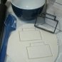 BOOMBOX PORTABLE MUSIC CASSETTE PLAYER AM/FM RADIO COOKIE CUTTER FONDANT PR664