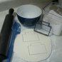 BOOMBOX PORTABLE MUSIC CASSETTE PLAYER AM/FM RADIO COOKIE CUTTER FONDANT PR664