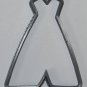 TEEPEE TIPI CONE-SHAPED CONICAL TENT CAMPING COOKIE CUTTER FONDANT BAKING PR666