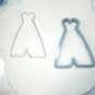 TEEPEE TIPI CONE-SHAPED CONICAL TENT CAMPING COOKIE CUTTER FONDANT BAKING PR666