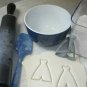 TEEPEE TIPI CONE-SHAPED CONICAL TENT CAMPING COOKIE CUTTER FONDANT BAKING PR666
