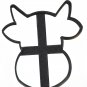 Cow Cattle Bovine Head Special Occasion Cookie Cutter Baking Tool Made in USA PR672