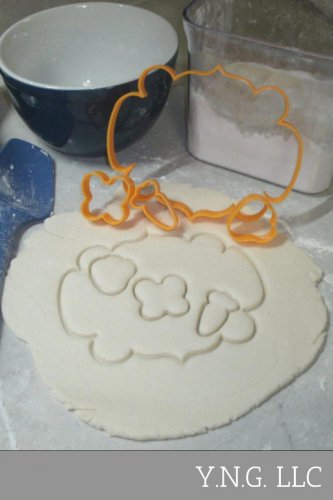EASTER SPRING TIC TAC TOE 4 PC SET CARROT BUTTERFLY BUNNY COOKIE CUTTER PR674