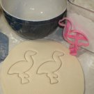 FLAMINGO WATER WADING BIRD STILT LEGS COOKIE CUTTER FONDANT BAKING TOOL PR679