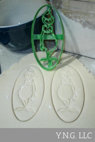 GRINCH FULL BODY SILHOUETTE DR SEUSS CARTOON CHARACTER COOKIE CUTTER USA PR681