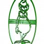 GRINCH FULL BODY SILHOUETTE DR SEUSS CARTOON CHARACTER COOKIE CUTTER USA PR681