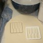 PIANO KEYBOARD STRINGED MUSICAL INSTRUMENT IVORY KEYS COOKIE CUTTER USA PR688